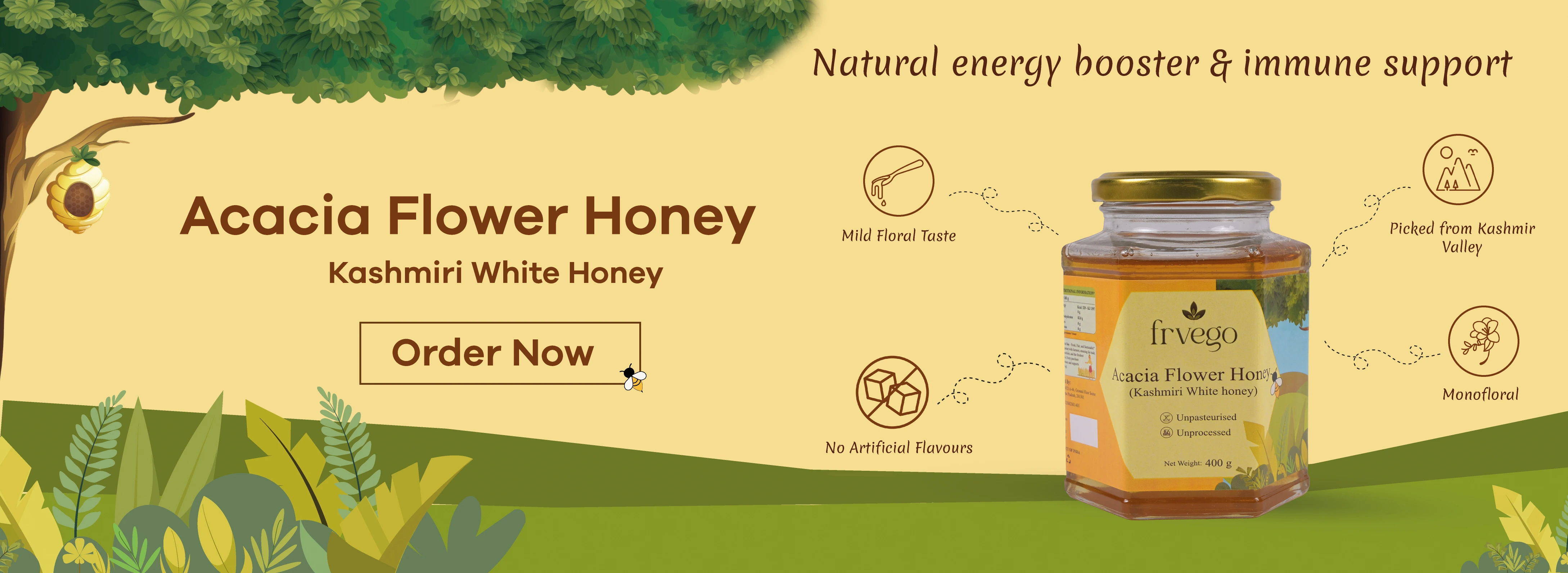 Acacia Flower Honey