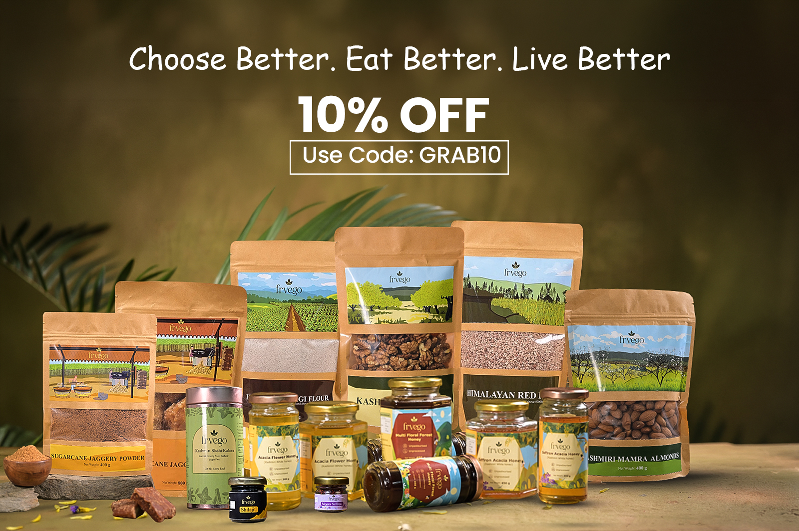 Acacia honey jar & valley