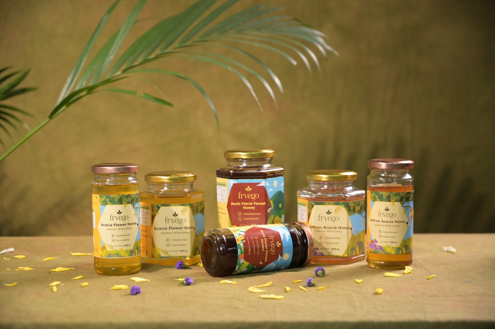 Acacia honey jar & valley
